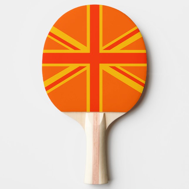 Raquette De Ping Pong Union Jack orange (Devant)