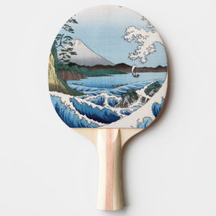 Raquette De Ping Pong Utagawa Hiroshige - Mer au large de Satta, provinc