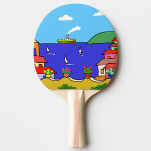 Raquette De Ping Pong Vacances méditerranéennes