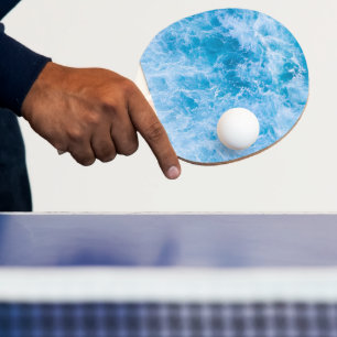 Raquette De Ping Pong Vagues océaniques inspirées par le surf