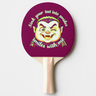 Raquette De Ping Pong vampire mignon