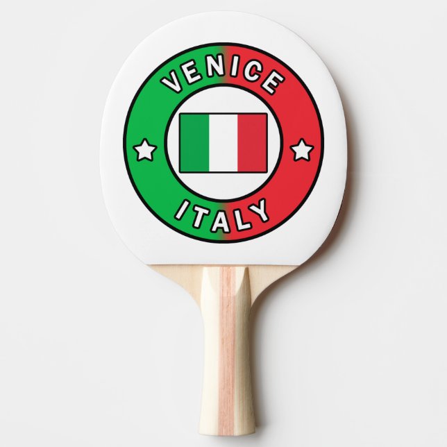 Raquette De Ping Pong Venise Italie (Devant)