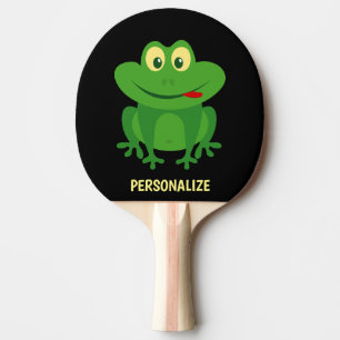 Raquette de ping pong verte drôle pour tennis de t