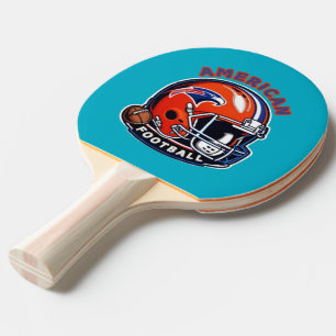 Raquette De Ping Pong Vibes Jour de Jeu Américain - Casque Vintage