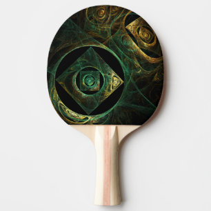 Raquette De Ping Pong Vibrations magiques Art Abstrait
