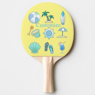 Raquette De Ping Pong Vie sur la plage Thunder_Cove