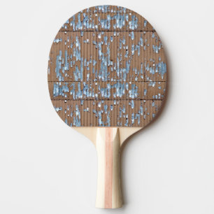 Raquette De Ping Pong Vieux métal ondulé
