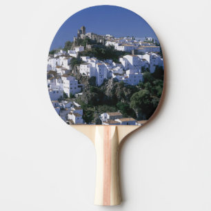 Raquette De Ping Pong Village blanc de Casares, Andalousie, Espagne