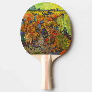 Raquette De Ping Pong Vincent van Gogh - Le vignoble rouge