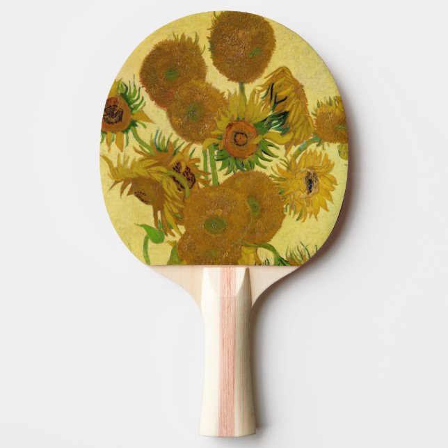 Raquette De Ping Pong Vincent van Gogh - Vase avec quinze tournesols (Devant)