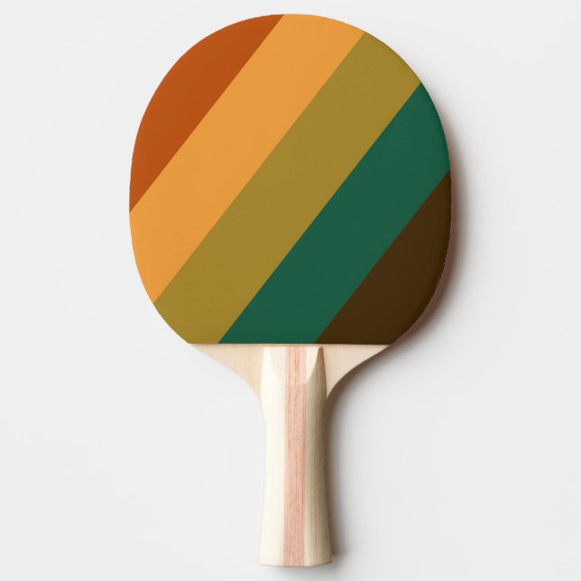 Raquette De Ping Pong Vintage Marsh Forêt Gras strié (Devant)