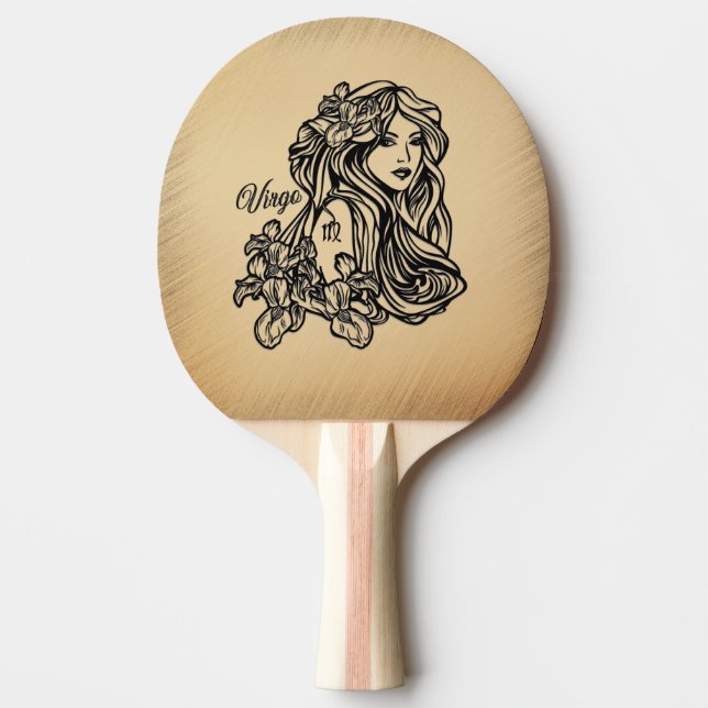 Raquette De Ping Pong Virgo Zodiac Rustique (Devant)