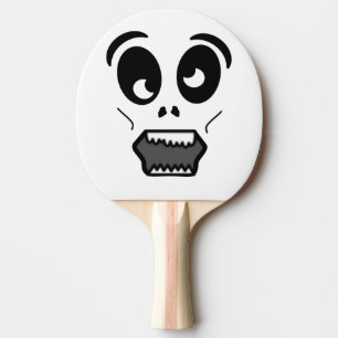 RAQUETTE DE PING PONG VISAGE ZOMBIE