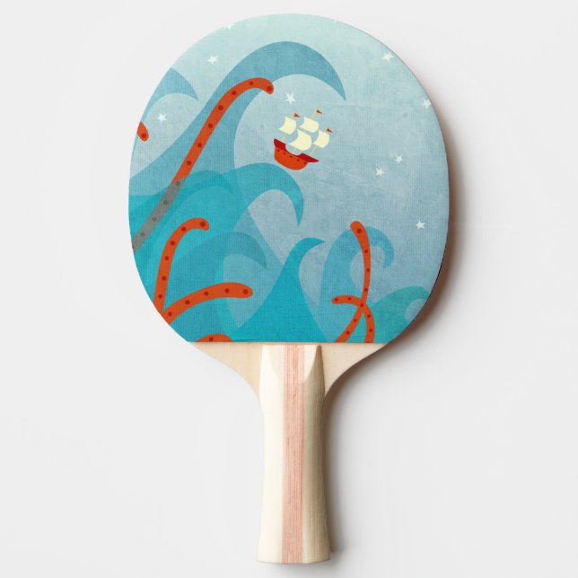 Raquette De Ping Pong Voile Sea Monster (Devant)
