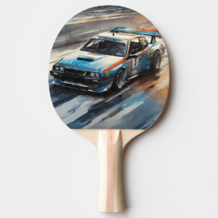 Raquette De Ping Pong Voiture Sporty Blue Racing