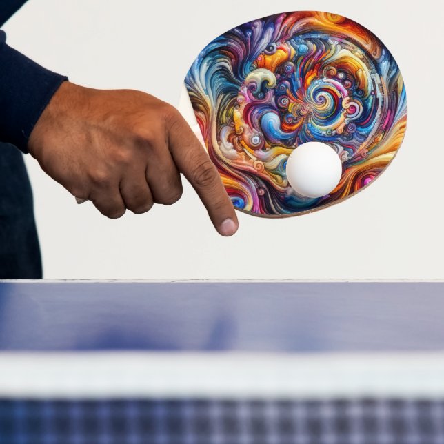 Raquette De Ping Pong Vortex couleur dynamique (Insitu)