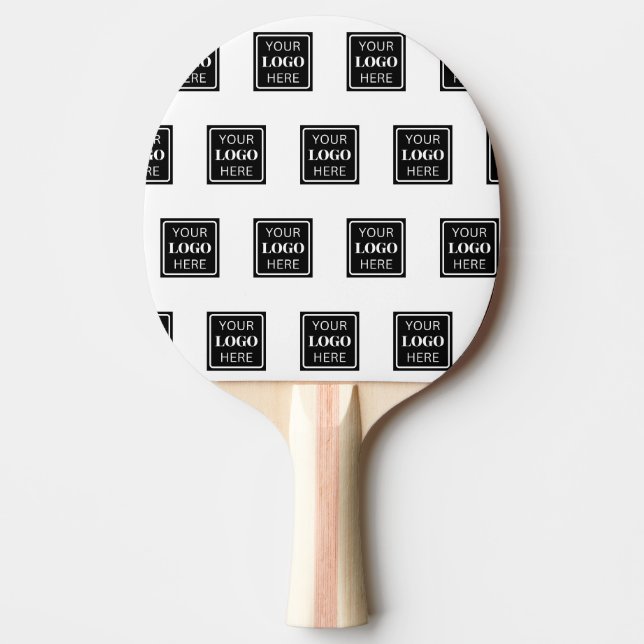 Raquette De Ping Pong Votre logo d'entreprise ici simple (Devant)