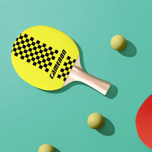 Raquette De Ping Pong Votre nom Couleurs entièrement personnalisées À