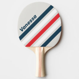 Raquette De Ping Pong Warbird Angled Striping with Name