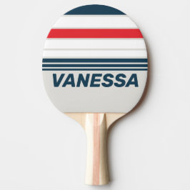 Raquette De Ping Pong Warbird Horizon Striping with Name