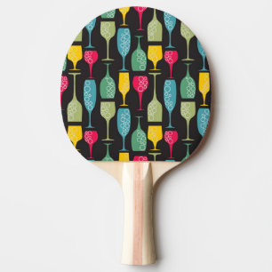 Raquette De Ping Pong Wineglass