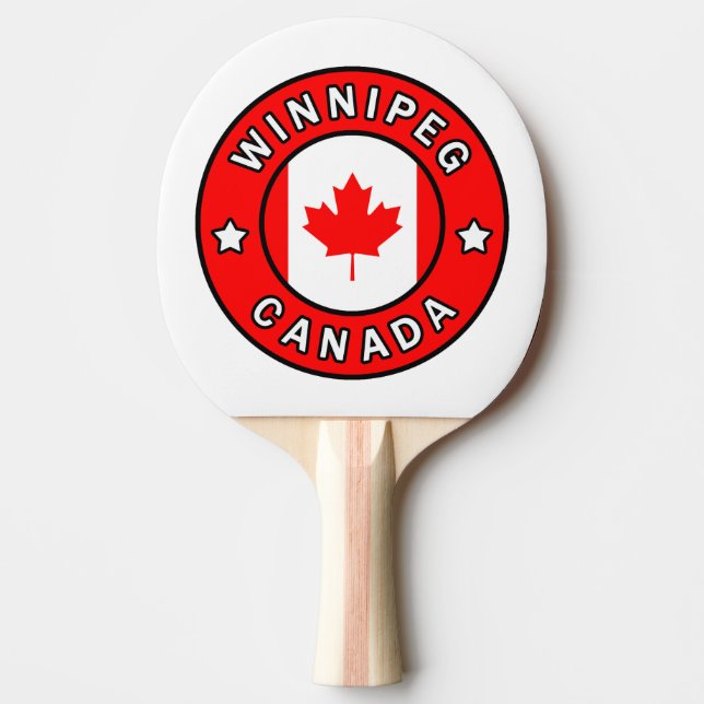 Raquette De Ping Pong Winnipeg Canada (Devant)