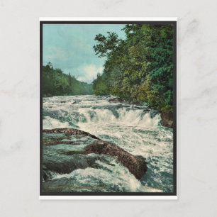 Raquette Falls, Adirondack Mountains seltene Photo Postkarte