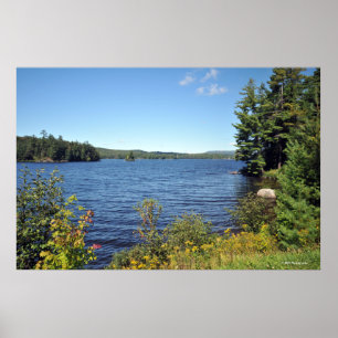 Raquette Lank im Adirondack print 08 229 Poster