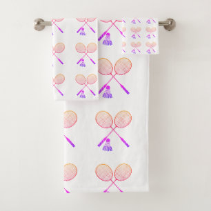 Raquettes Badminton Shuttlecock Birdie Motif