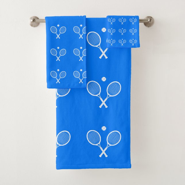 Raquettes de tennis Arrière - plan bleu (En situation)