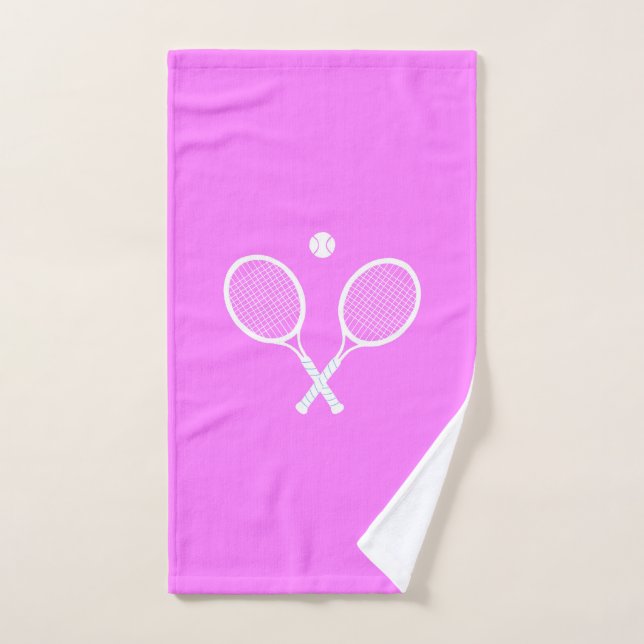 Raquettes de tennis et Ball Pink Wellness (Serviette à main)