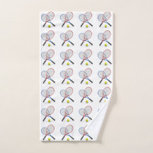 Raquettes et balles de tennis bleues 3D