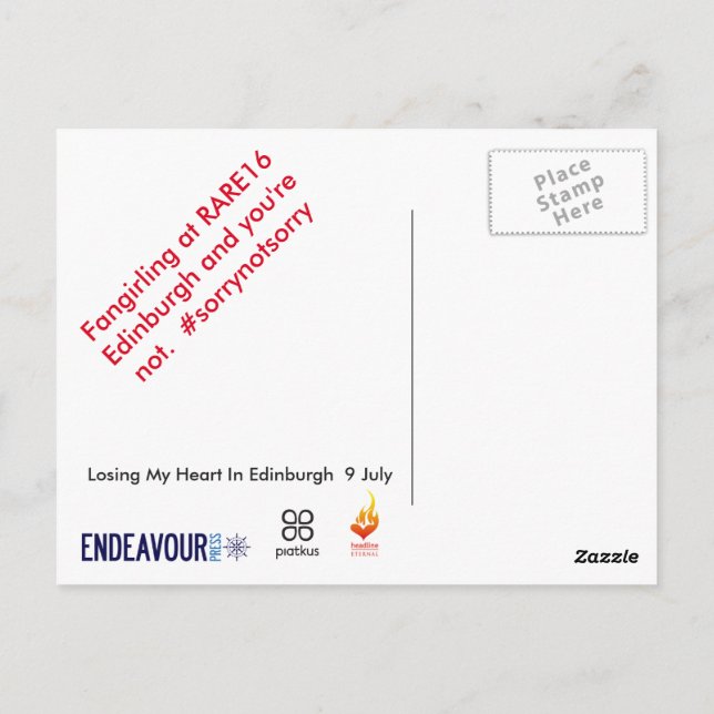 RARE16 kilt carte postale (Dos)