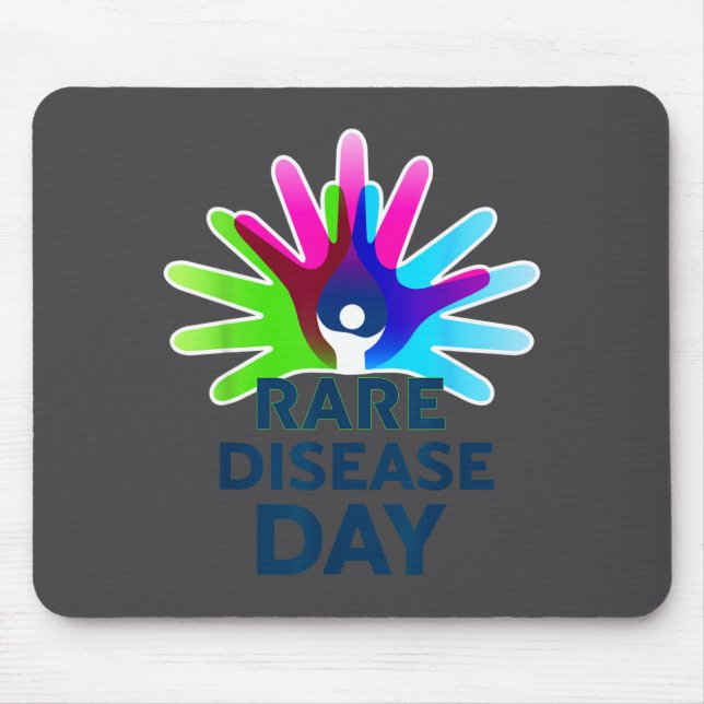 Rare Disease Awareness Shirt - Rare Disease Day 20 Mousepad (Vorne)
