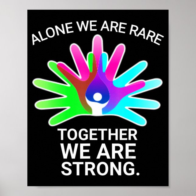 Rare Disease Day 2022 - Rare Disease Awareness T-S Poster (Vorne)