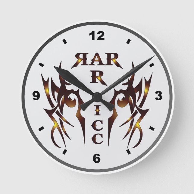 Rarick Clock Runde Wanduhr (Vorderseite)