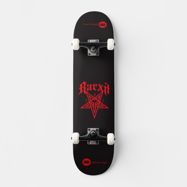 Rarxh Deck_Pentagram Skateboard (Vorderseite)