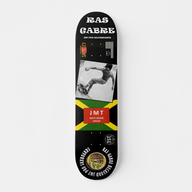 RAS GABRE BECKFORD  JMT 7 3/4" Skateboard Deck (Vorne)