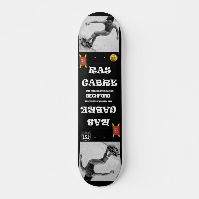 RAS GABRE BECKFORD JMT 7 3/4" Skateboard Deck (Vorne)
