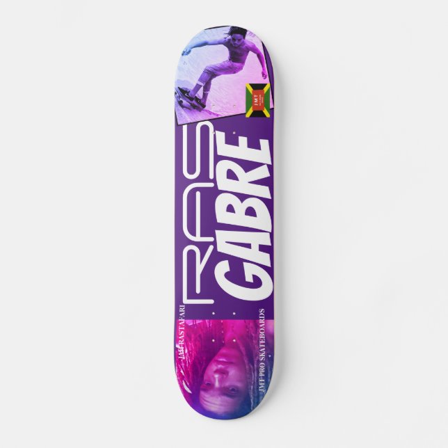 RAS GABRE BECKFORD JMT Skateboard (Recto)