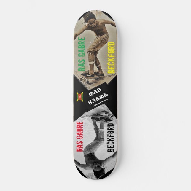 RAS GABRE BECKFORD JMT Skateboard (Vorderseite)