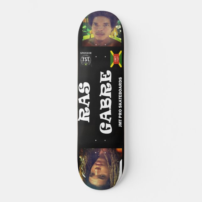 RAS GABRE BECKFORD JMT Skateboard (Vorderseite)