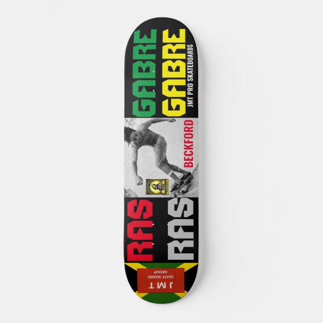 RAS GABRE BECKFORD  JMT Skateboard (Vorderseite)