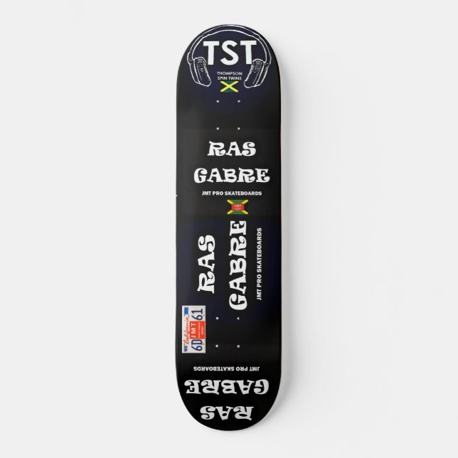 RAS GABRE BECKFORD JMT Skateboard (Vorderseite)