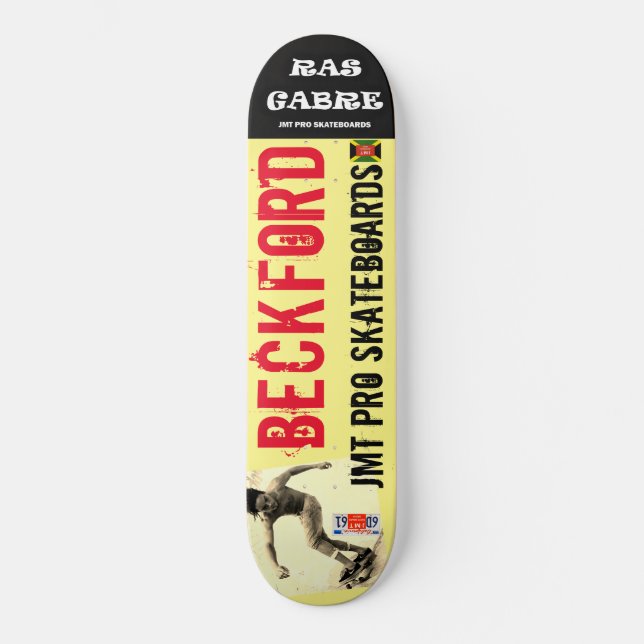 RAS GABRE BECKFORD JMT Skateboard (Vorderseite)