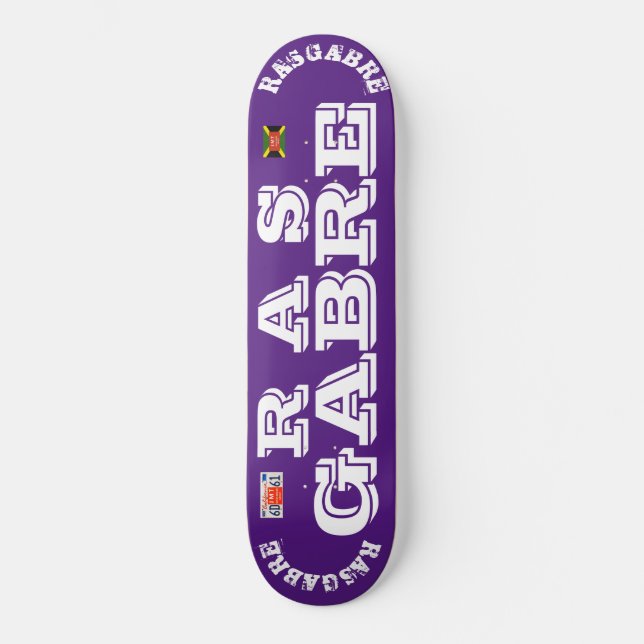 RAS GABRE BECKFORD  KC  JMT Skateboard (Vorderseite)
