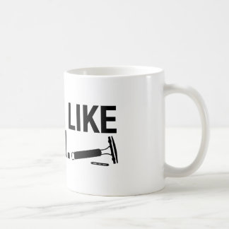 Rasage comme une tasse de café de rasoir de