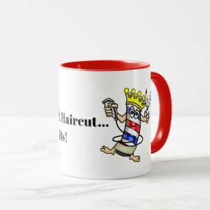 Rasage Et Cheveux Coupé Deux Bits ! Barber Mug