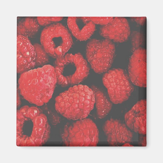 "RASBERRIES" LEBENSMITTELKÜHLSCHRANK MAGNET (Vorne)