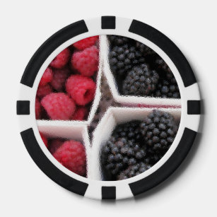 Rasberries und BlackBerry Pokerchips